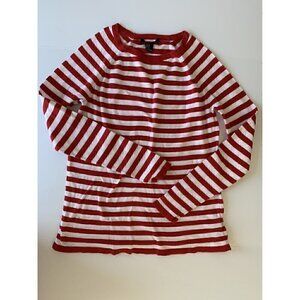 Forever 21 striped cotton sweater, size junior M